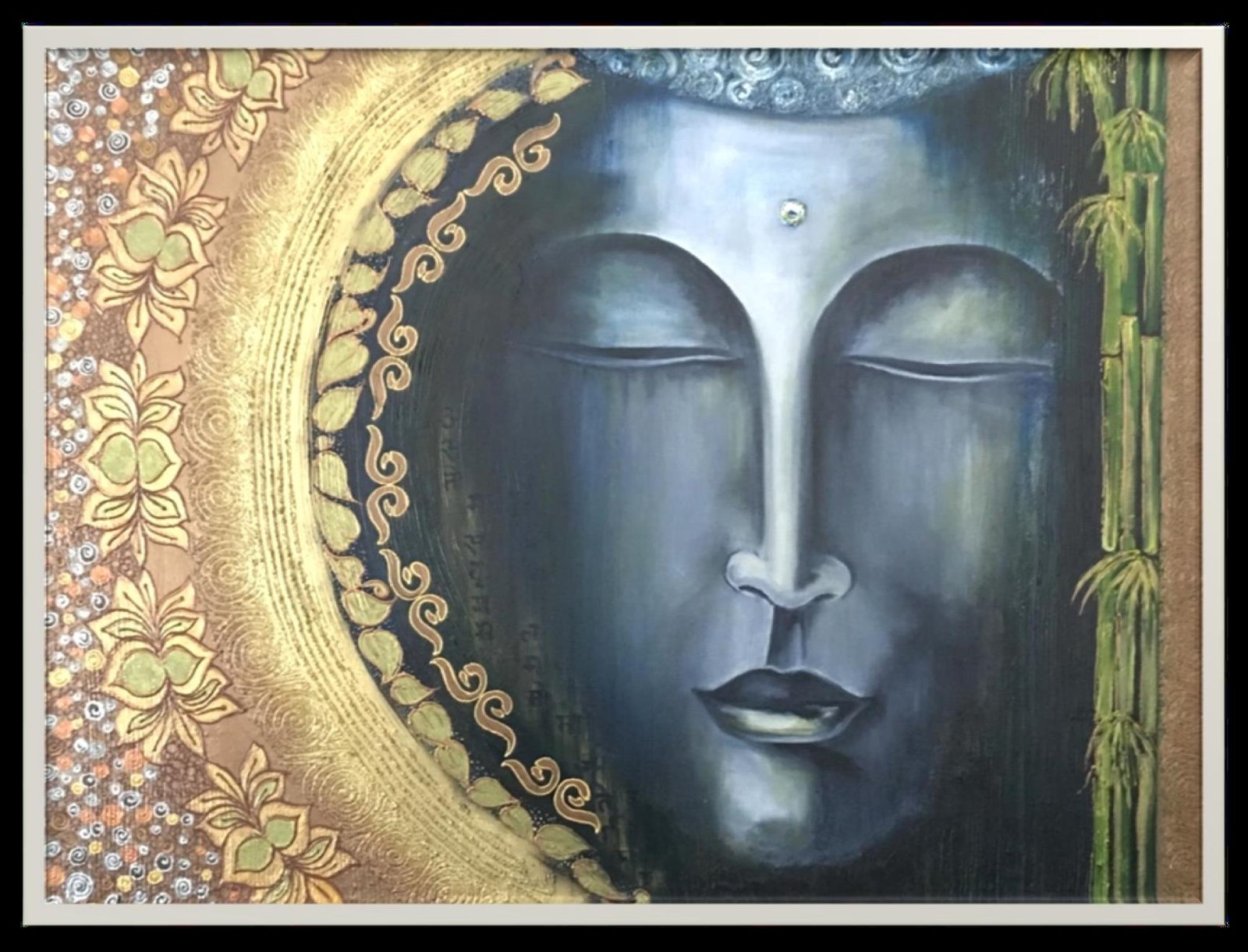 Peace Within (2014) — painting by Santvana Jain